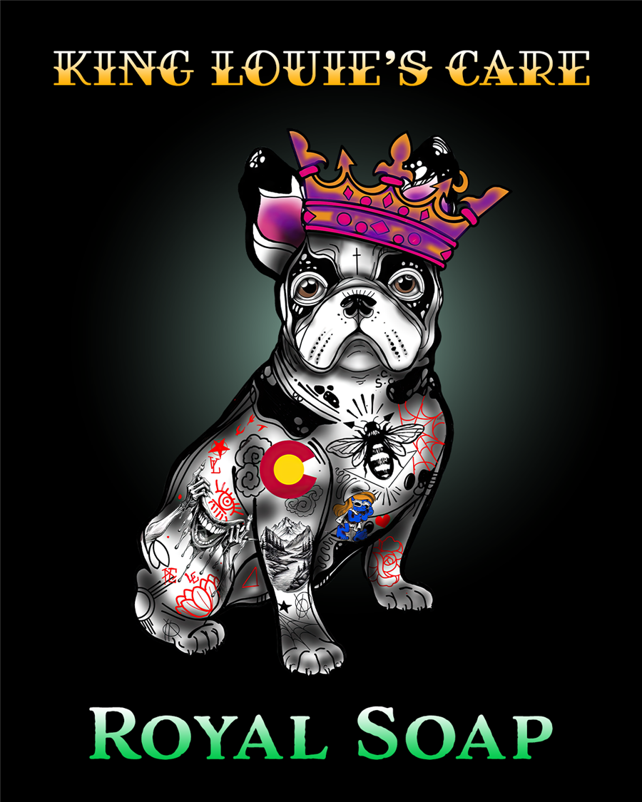 King Louie's Royal Soap label art